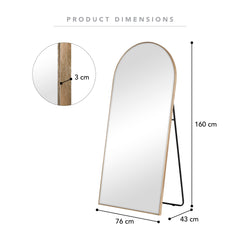 Cindy 160cm Arch Mirror Gold product image 3