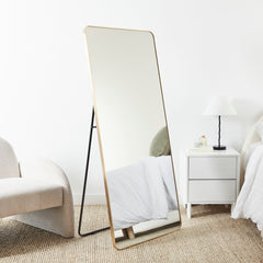 Elle 160cm Arch Mirror Gold lifestyle image