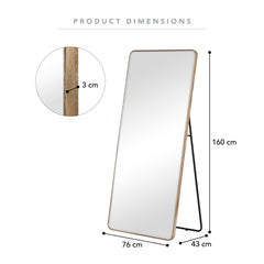 Elle 160cm Arch Mirror Gold product image 3