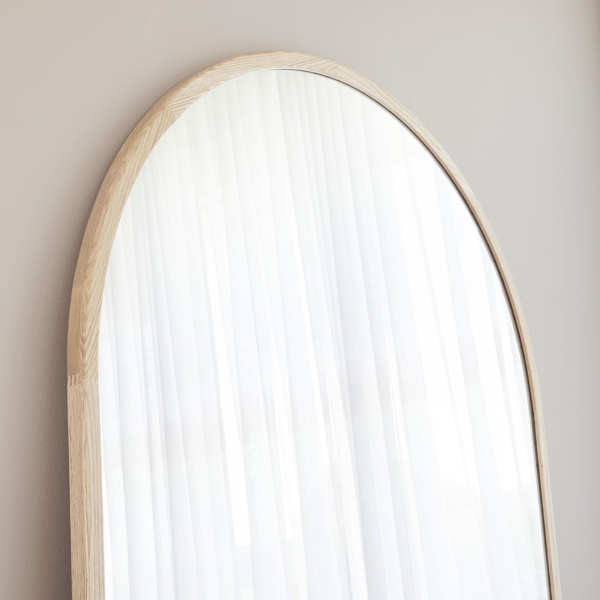 Oakleigh 200cm Arch Solid Oak Mirror product image 6