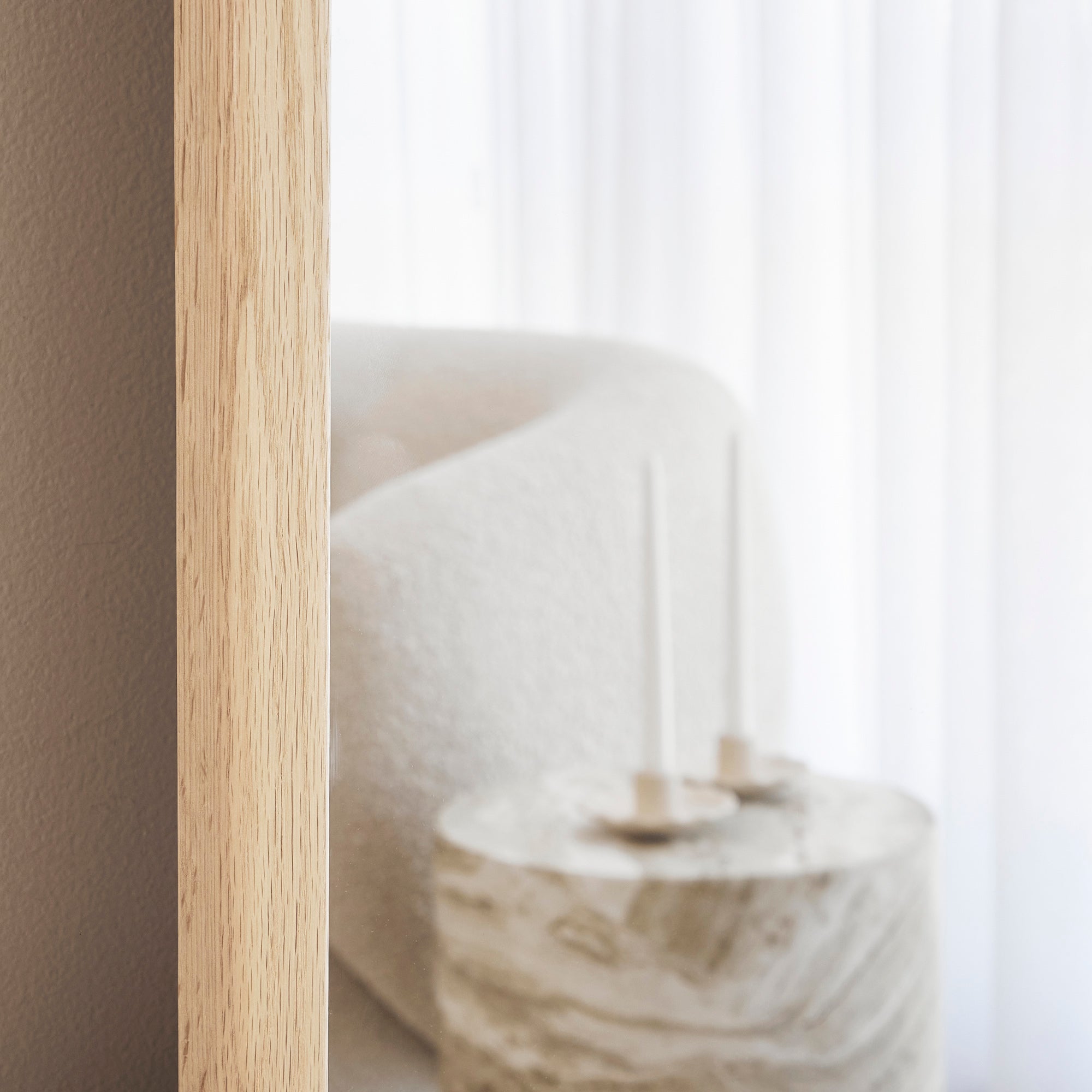 Oakleigh 200cm Arch Solid Oak Mirror product image 7