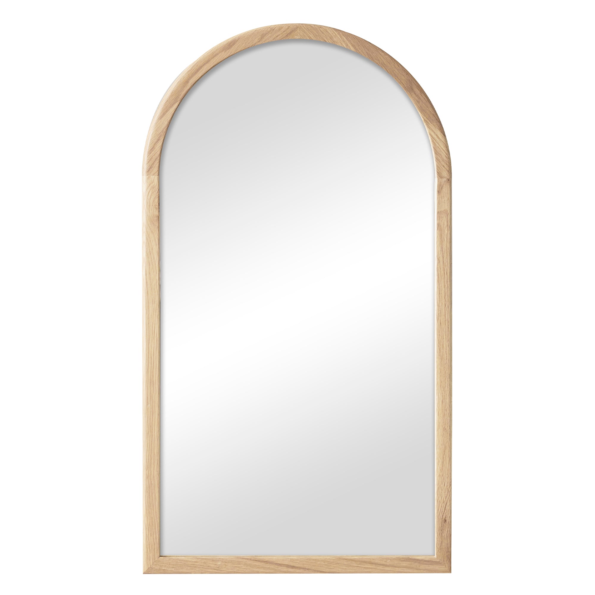 Oakleigh 80cm Solid Oakwood Arch Mirror product image 2