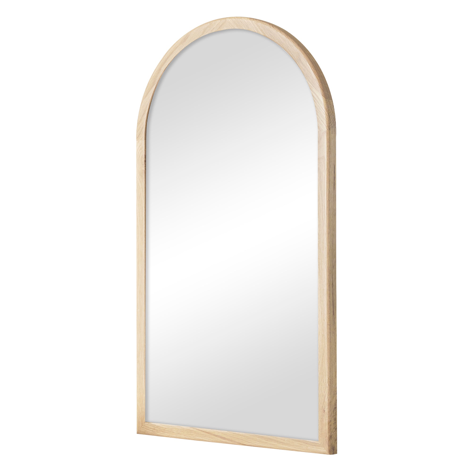 Oakleigh 80cm Solid Oakwood Arch Mirror product image 7