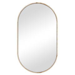Oakleigh 70cm Oval Solid Oak Mirror product image 2