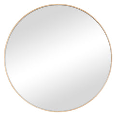 Oakleigh 80cm Round Solid Oak Mirror product image 2