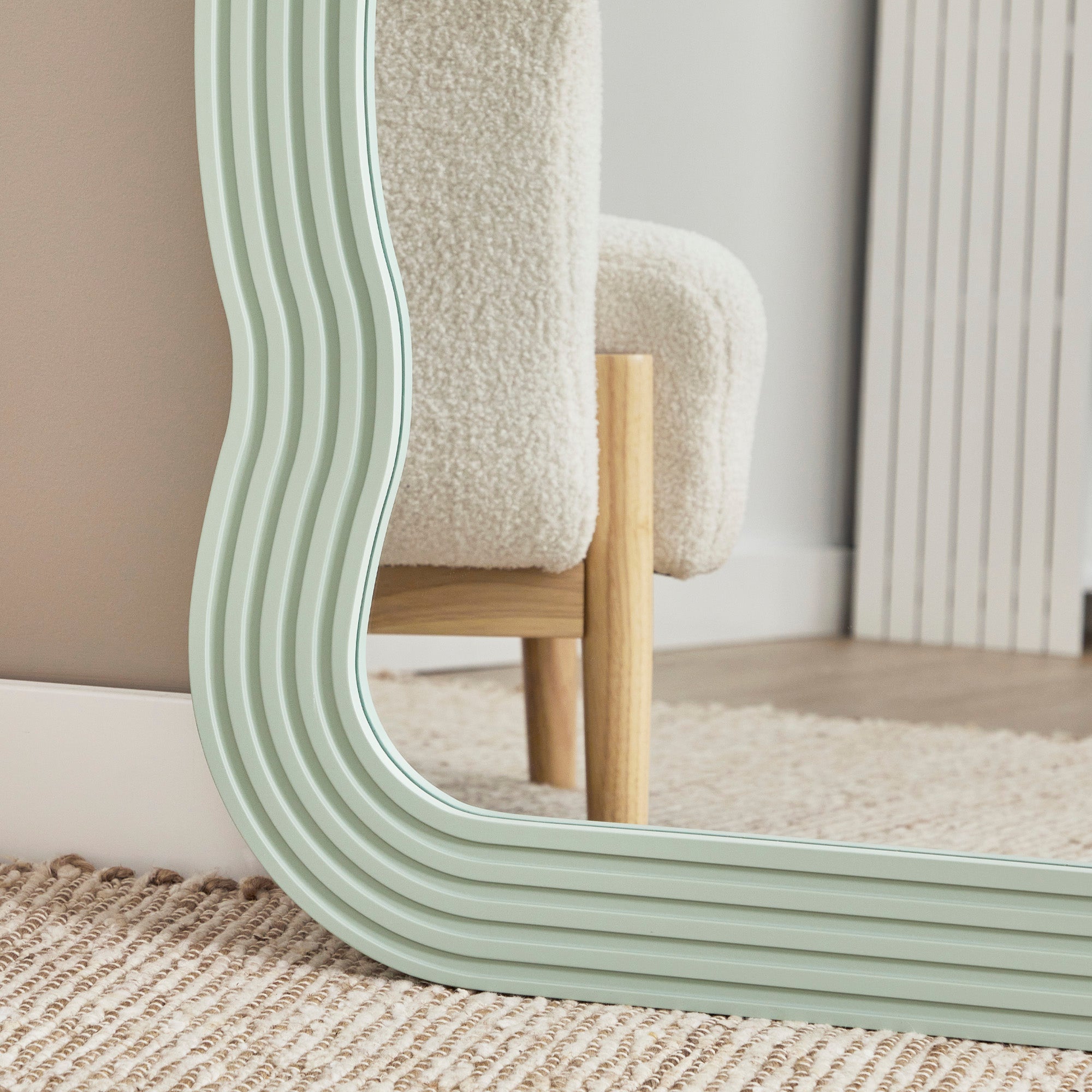 Jesse 170cm Squiggle Mirror Green product image 5