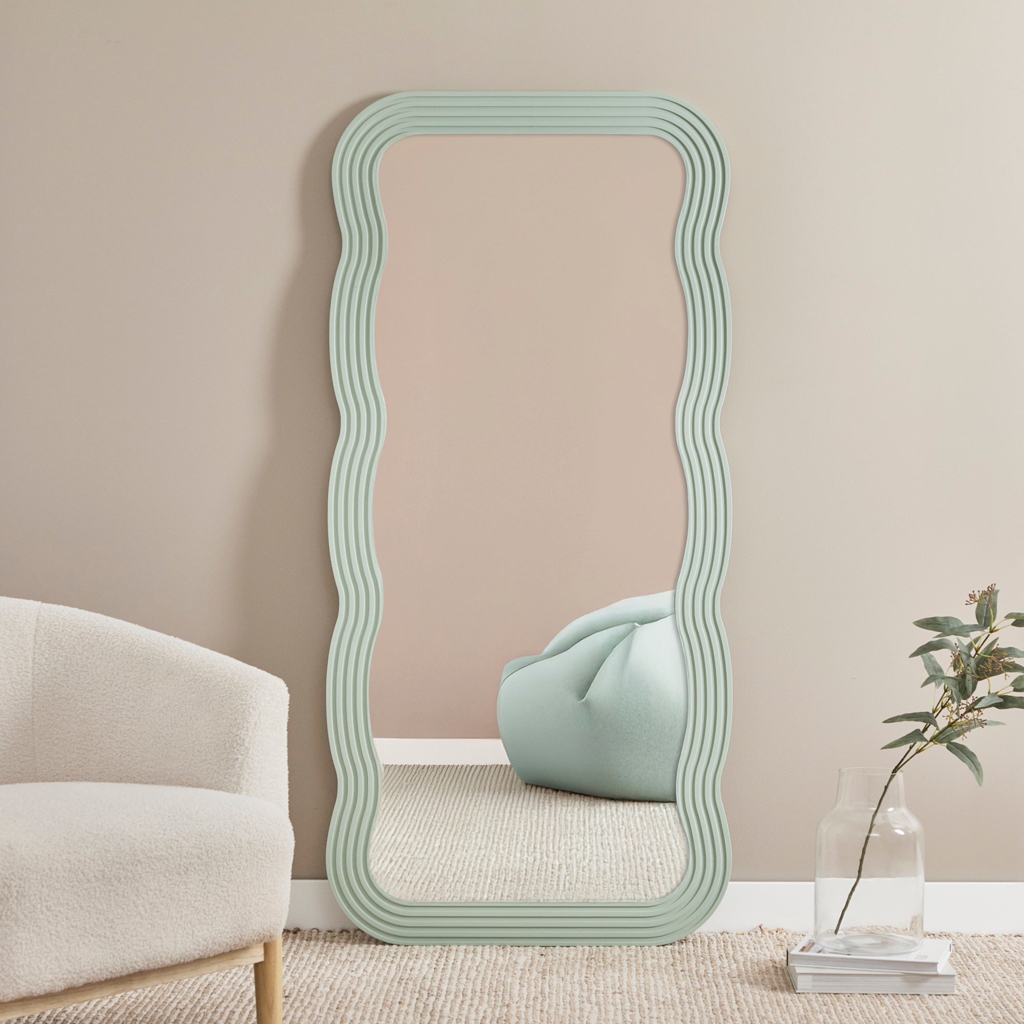 Jesse 170cm Squiggle Mirror Green product image 6