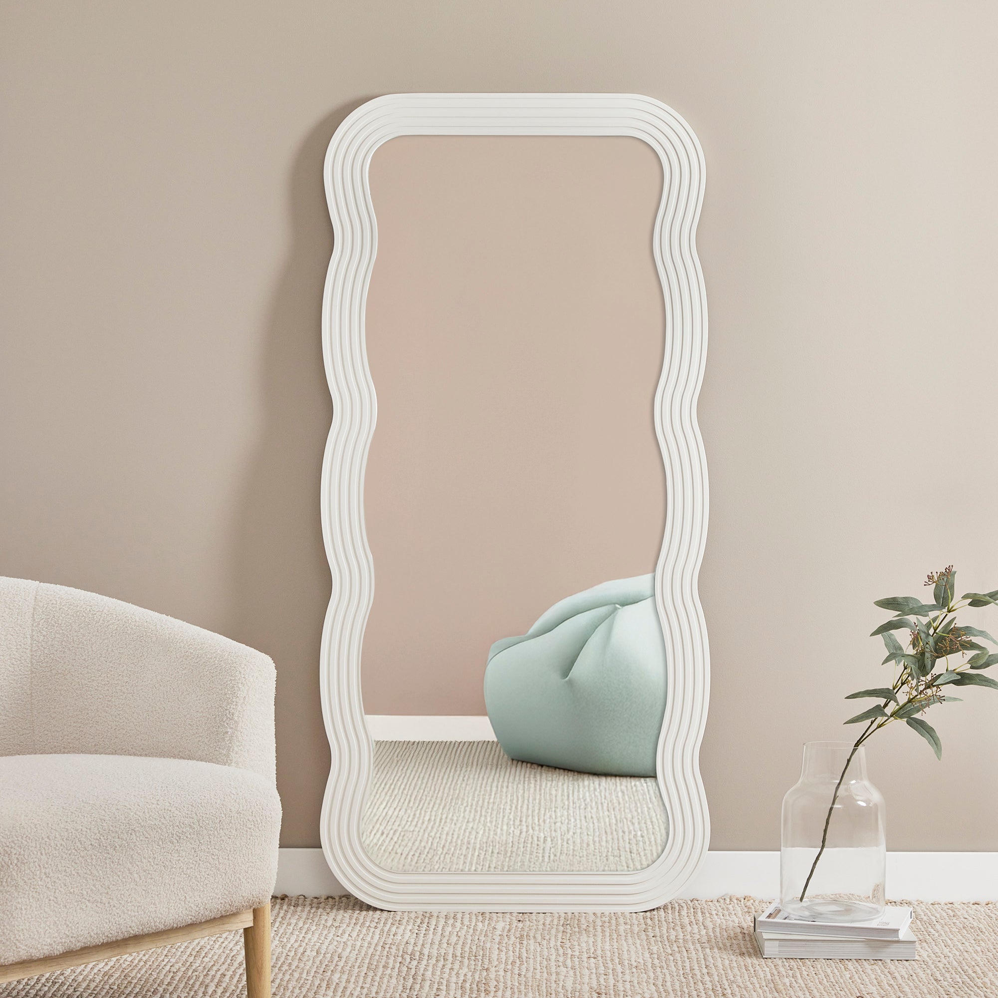 Jesse 177cm Squiggle Mirror White product image 6