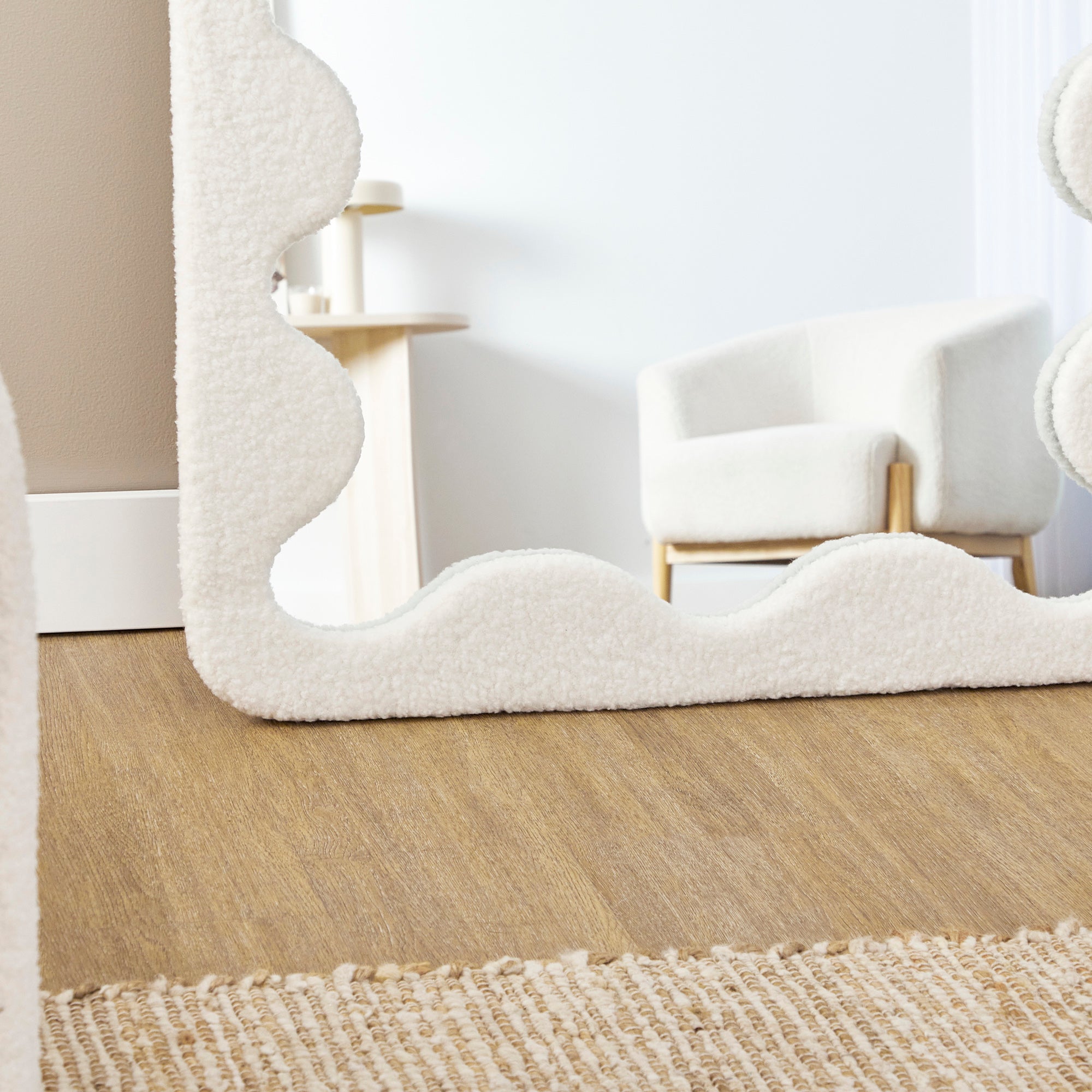 Jacky 170cm Squiggle Mirror White product image 6