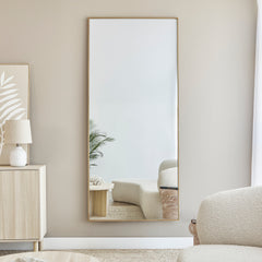 Oakleigh 180cm Rectangle Solid Oak Mirror Natural product image 4