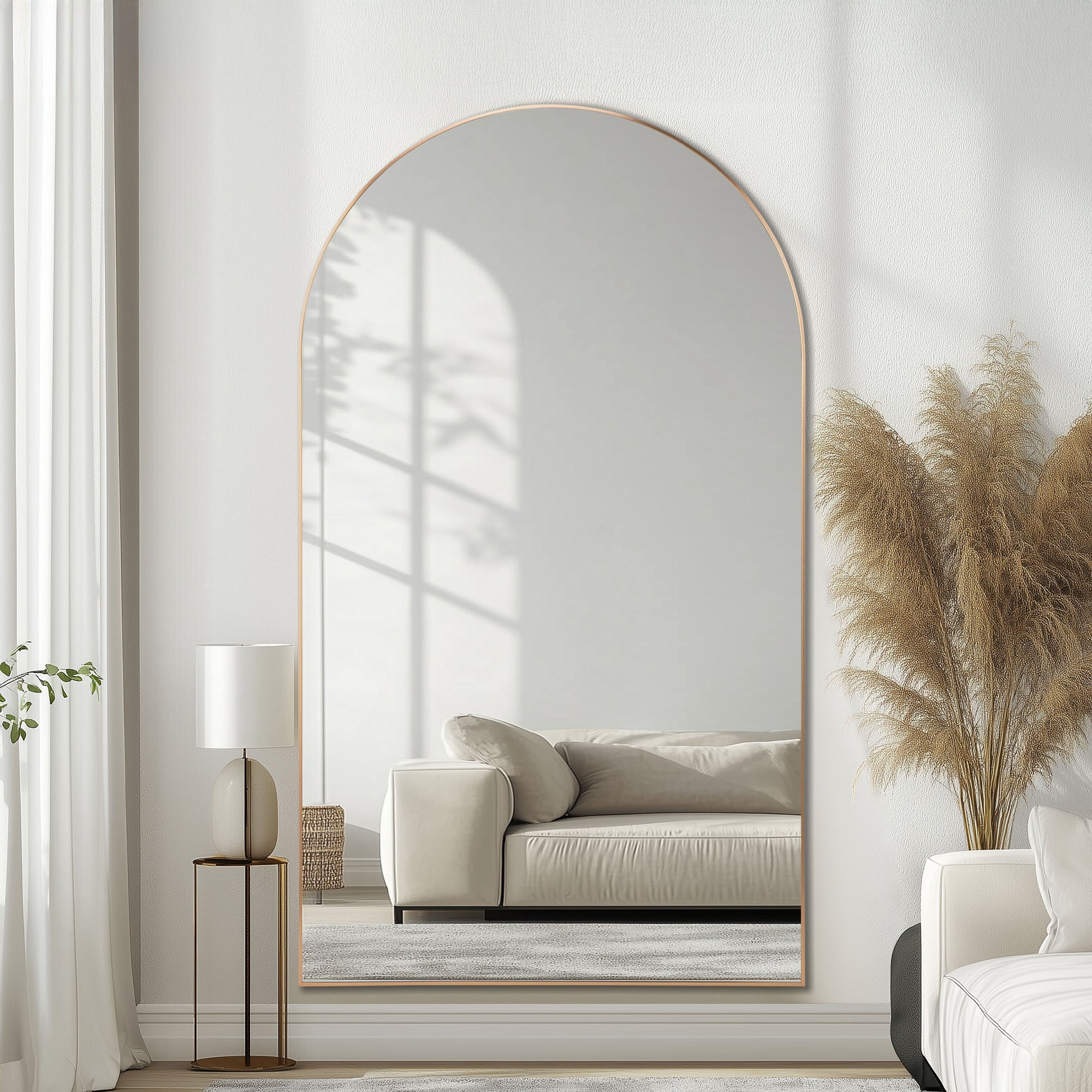 Cindy XXXL 210cm Arch Mirror Gold product image 4