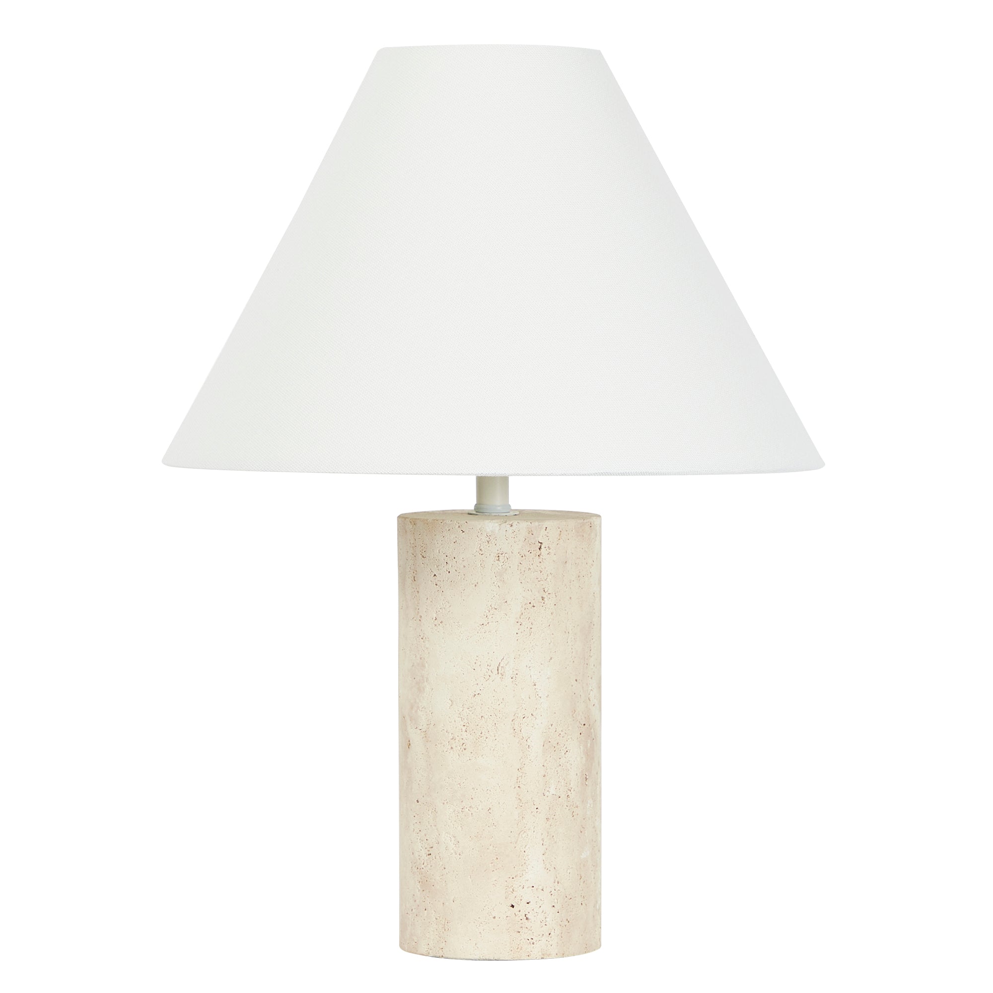 Astrid 43cm Travertine Table Lamp Natural product image 2