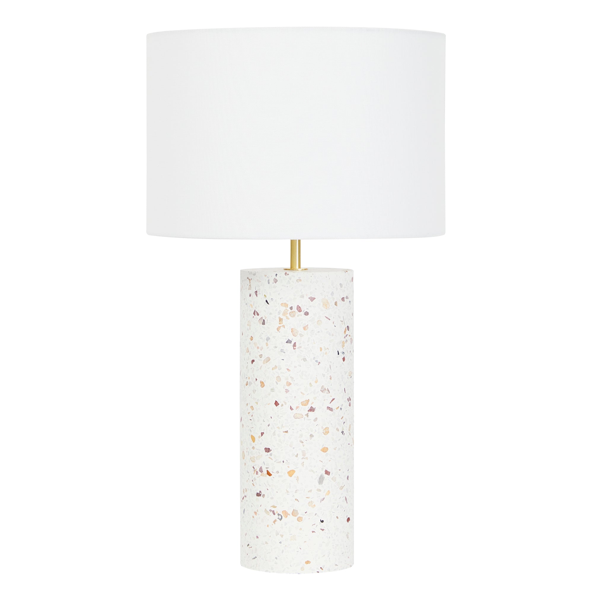 Ezra 52cm Terrazzo Table Lamp White product image 2