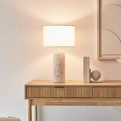 Ezra 52cm Terrazzo Table Lamp White product image 4