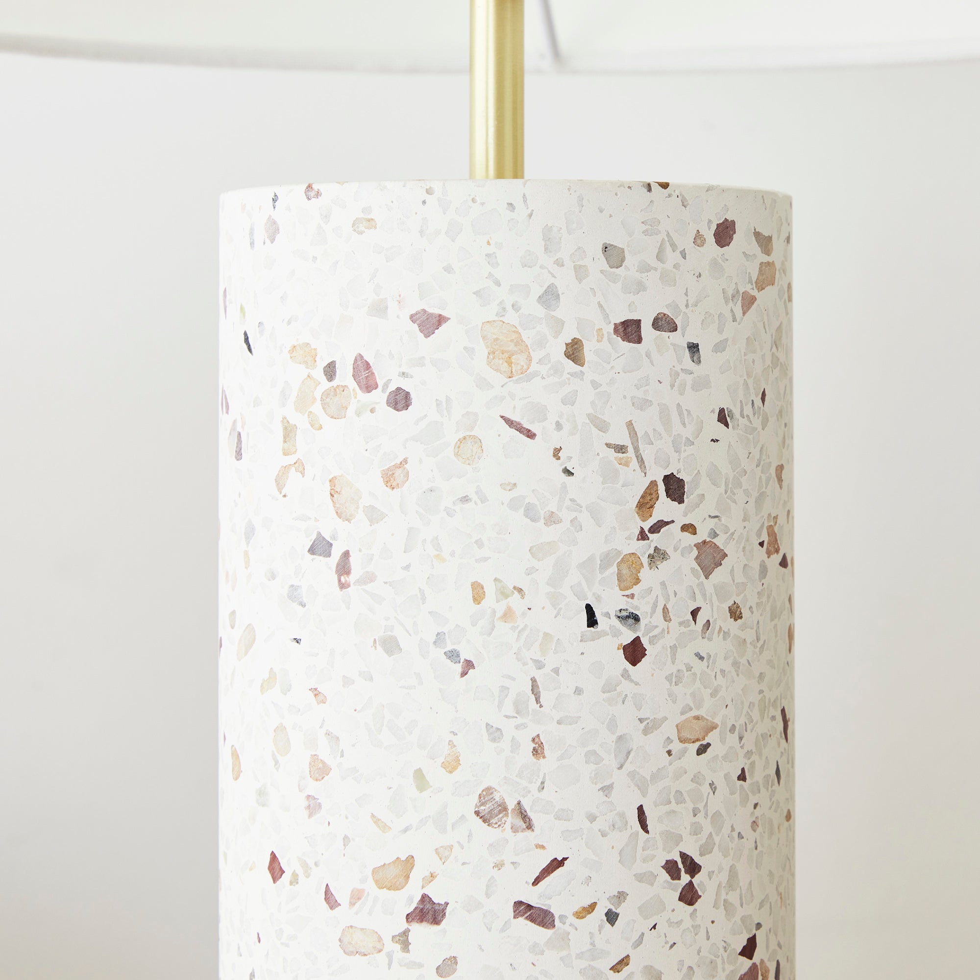Ezra 52cm Terrazzo Table Lamp White product image 6