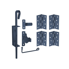 Coloursmart - Double Gate Kit,  1 x latch  4 x hinges, 1 x drop bolt,