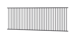 Homesafe Aluminium Flat Top Pool Fence Panel - 3000 x 1200mm IRONSTONE