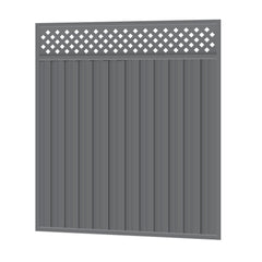 2100mm high Colorbond Lattice Fencing Gate 100% Australian Made (1720mm wide) 2x Sheets, 2x Stiles, 3x Rails, 1x Infill sheet, Screws.