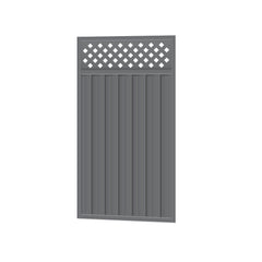 1800mm high Colorbond Lattice Fencing Gate 100% Australian Made (930mm wide) 1x Sheet, 2x Stiles, 3x Rails, 1x Infill sheet, Screws.