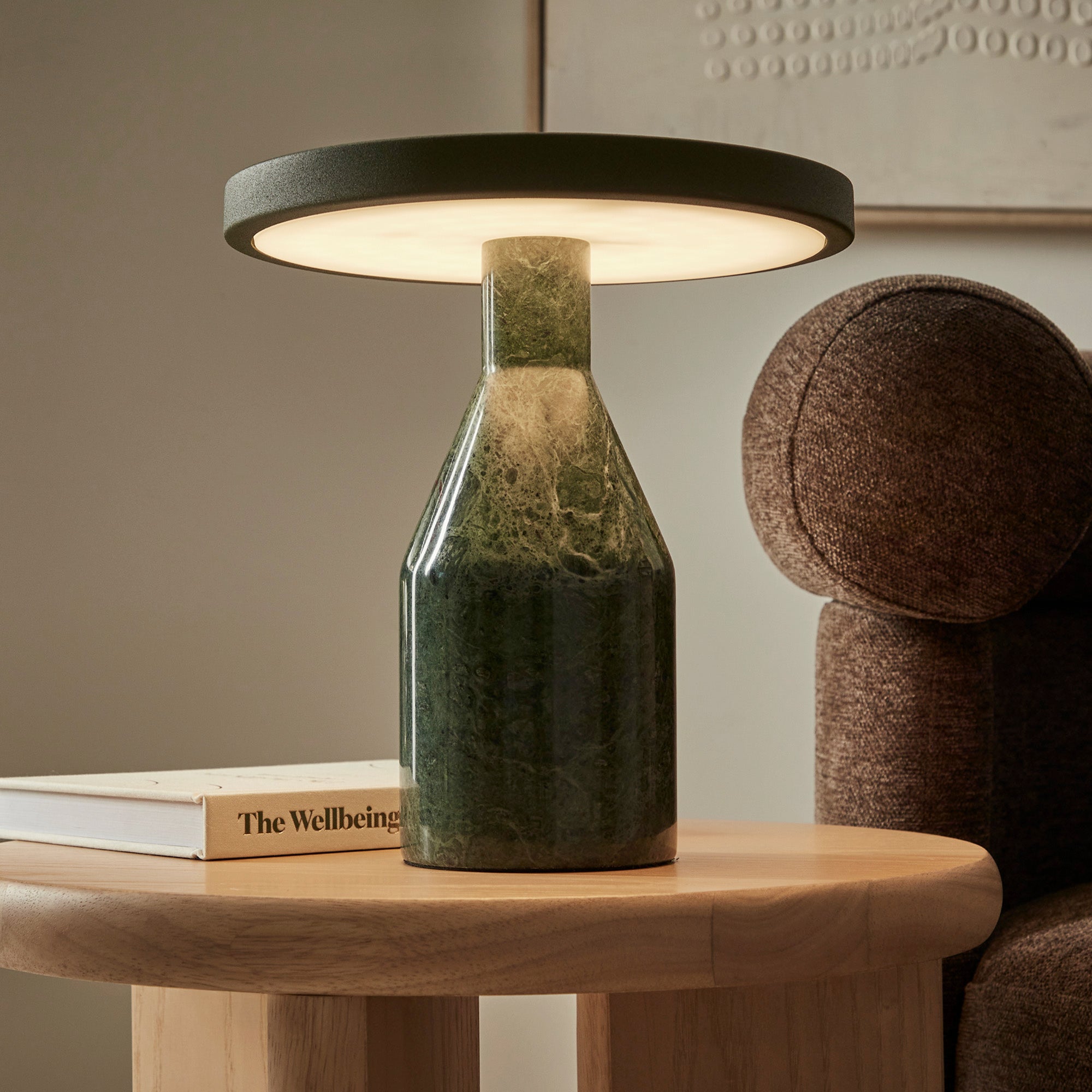Oliver 24cm LED Table Lamp Olive product image 5
