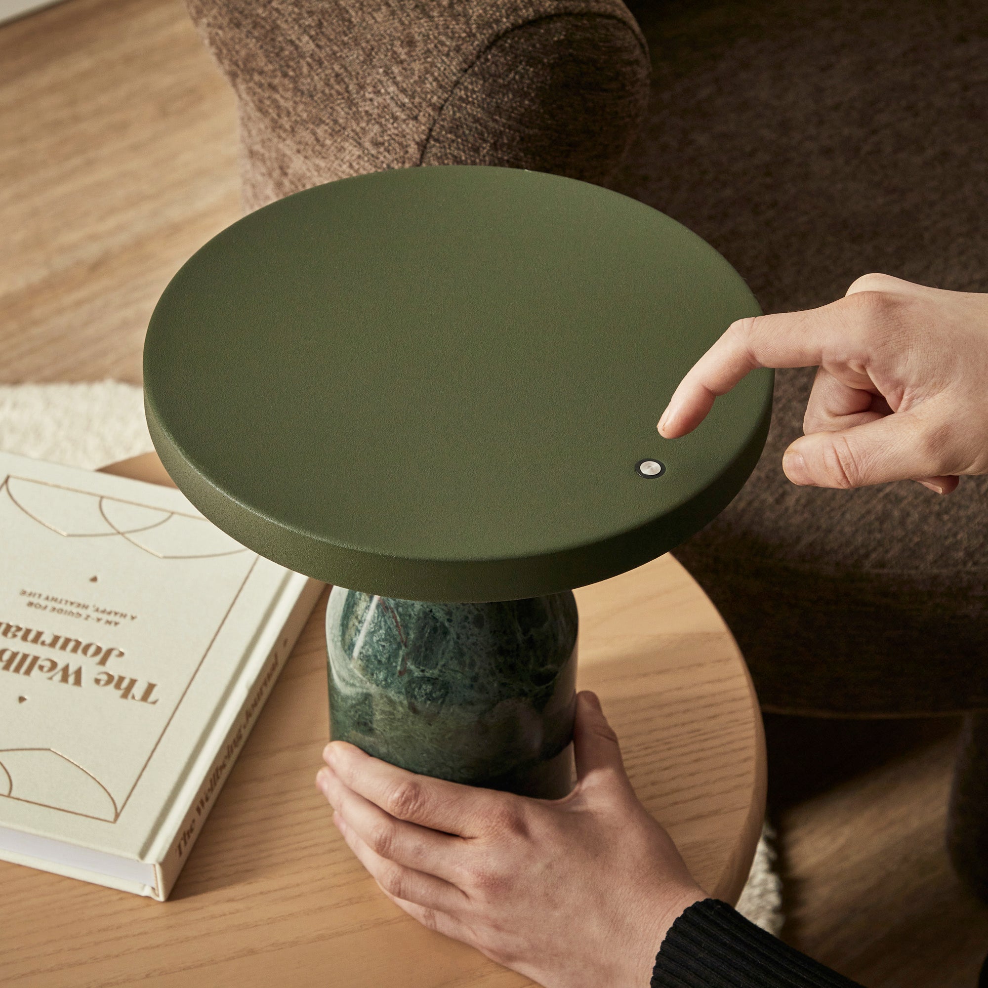Oliver 24cm LED Table Lamp Olive product image 6