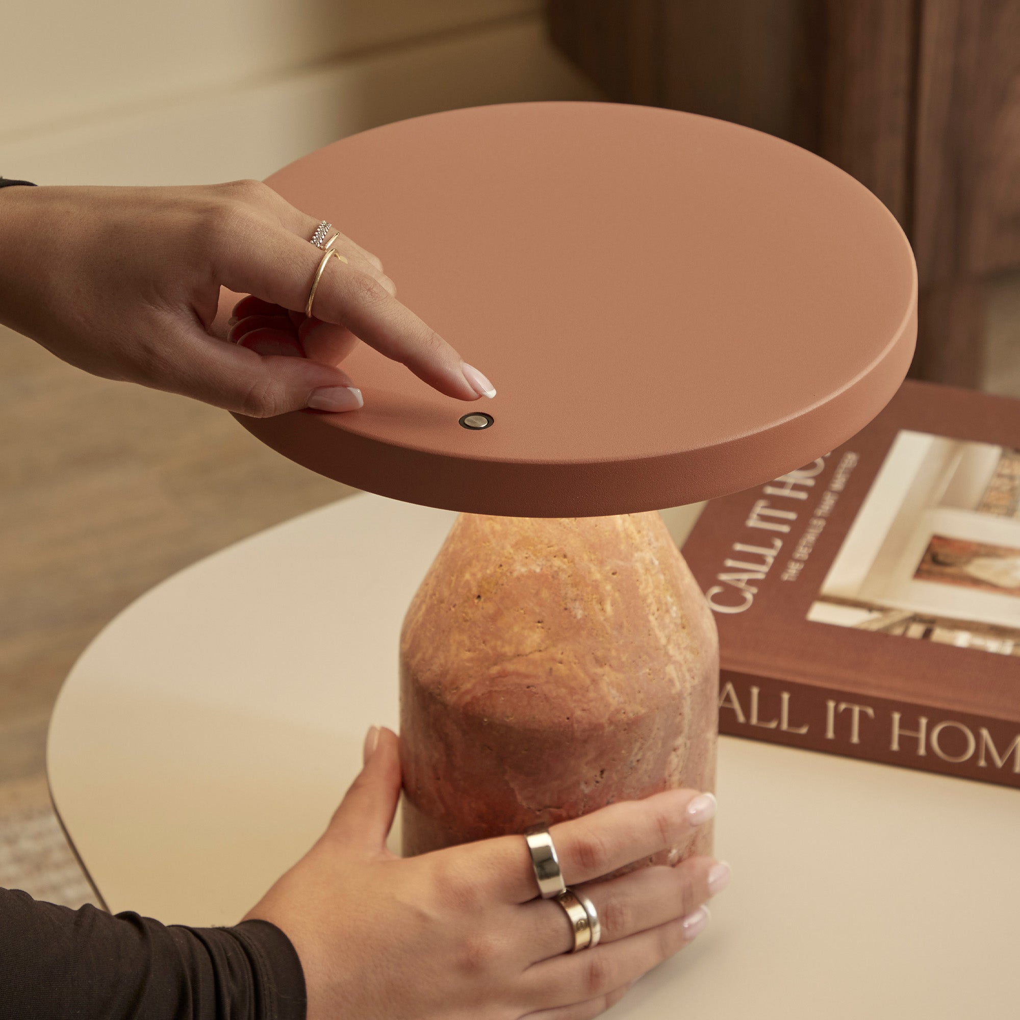 Oliver LED Table Lamp Terracotta product image 6