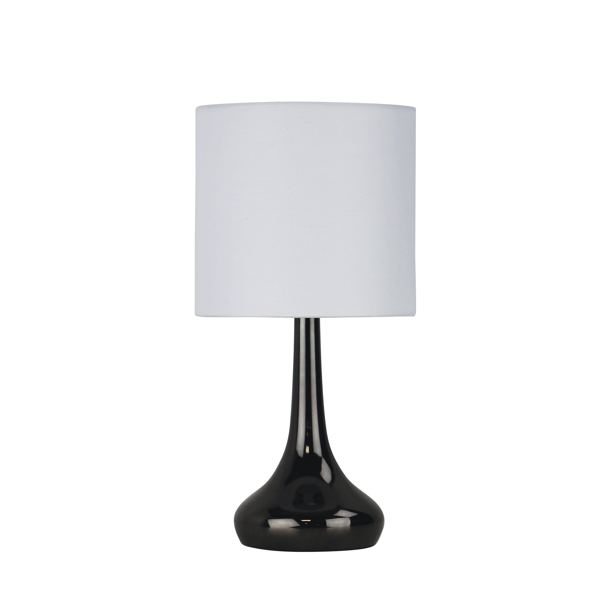 Lola Gunmetal ON / OFF Touch Lamp in Gunmetal Finish product image 4