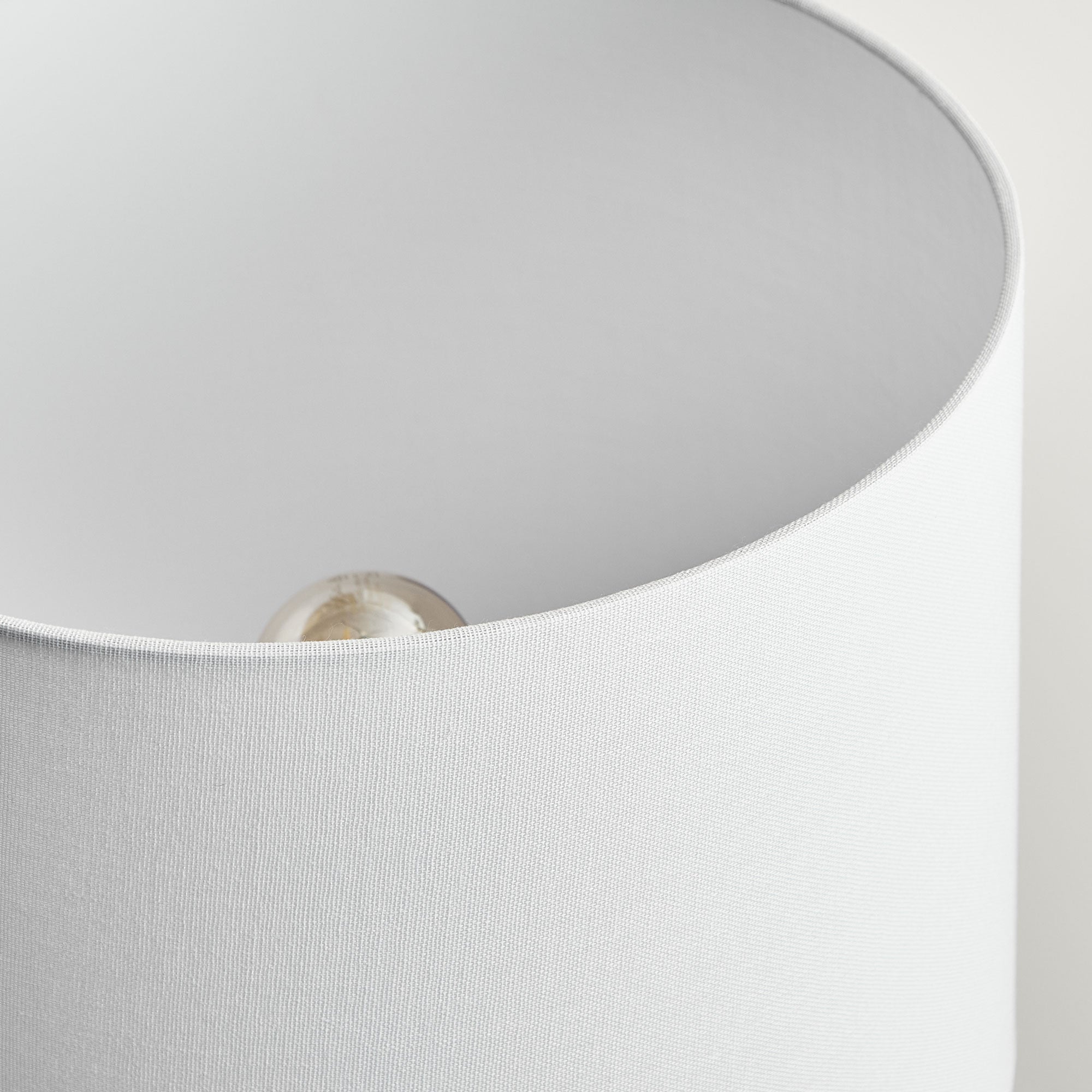 Pleat 57cm Modern Ceramic Table Lamp White product image 5