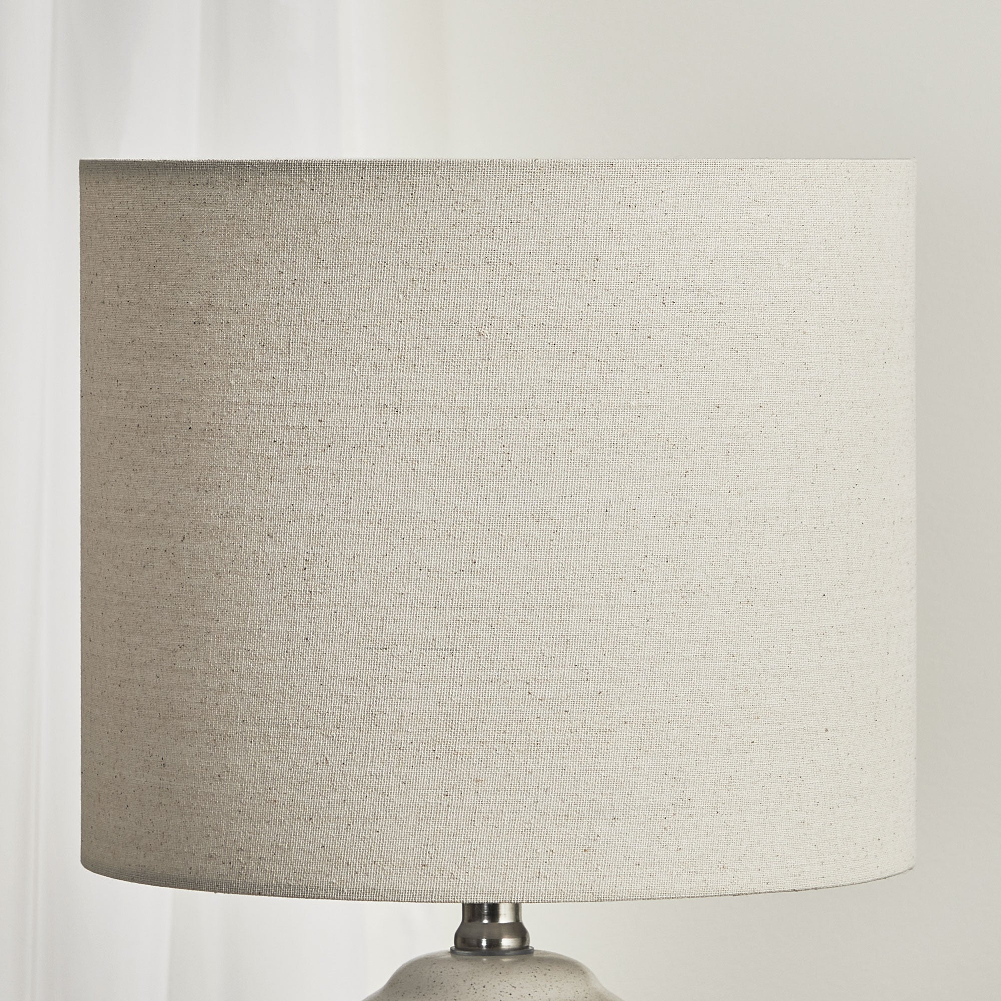 Clayton 61cm Modern Ceramic Table Lamp Cream product image 4