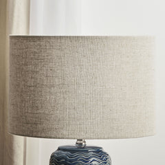 Mirage 63.5cm Modern Ceramic Table Lamp Blue product image 4