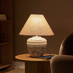 Katara 47cm Rustic Terracotta Table Lamp Beige product image 4