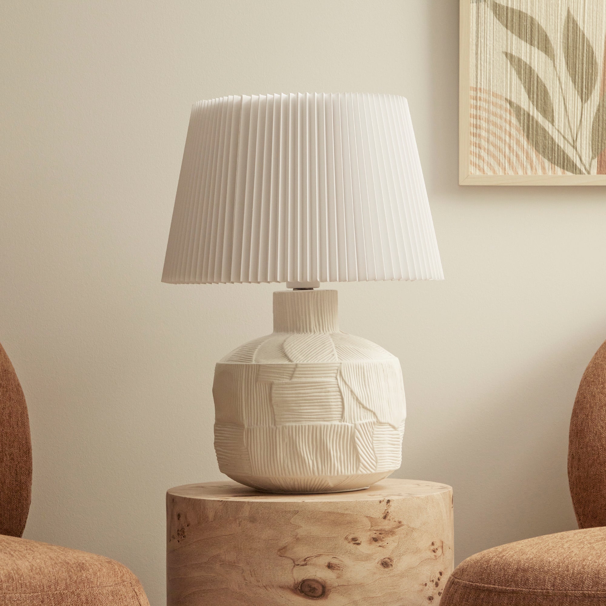 Cleo Table Lamp White lifestyle image