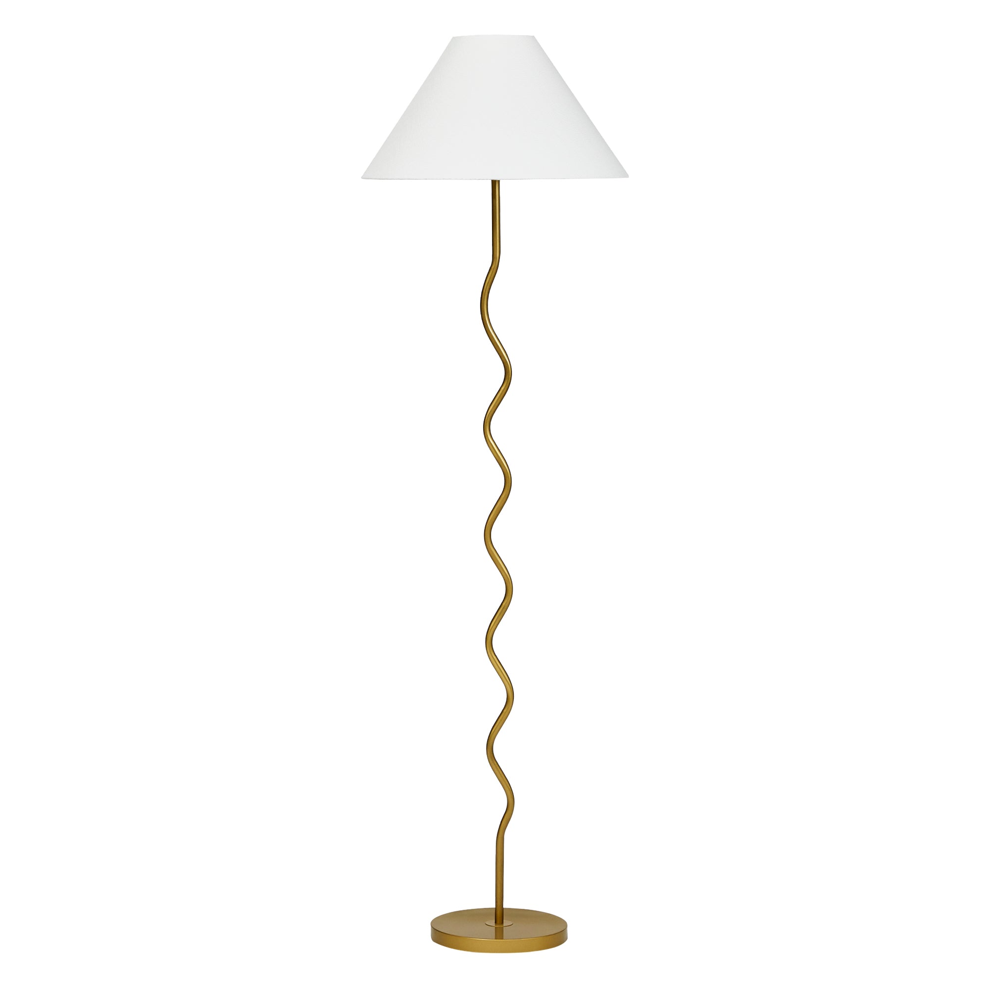 Lulu 161cm Squiggle Floor Lamp Gold product image 2