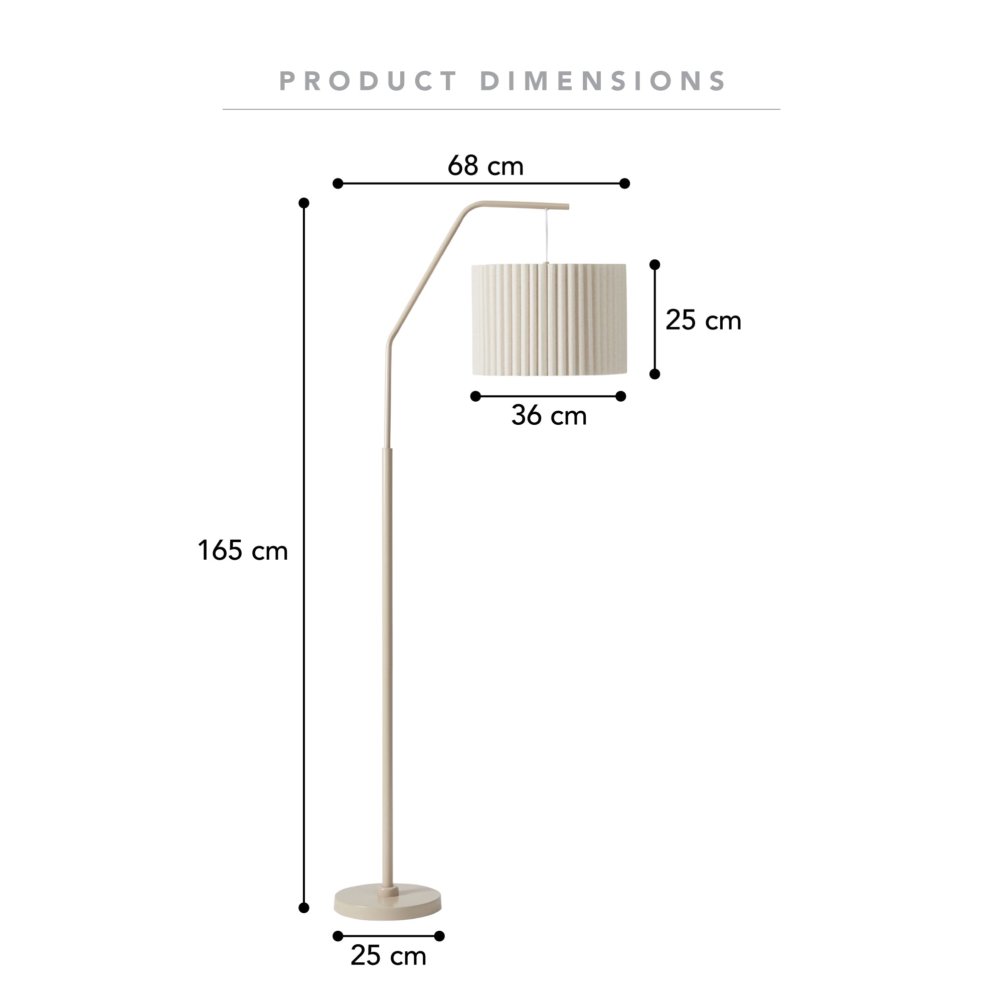 Astrid Hanging Floor Lamp Oat product image 3
