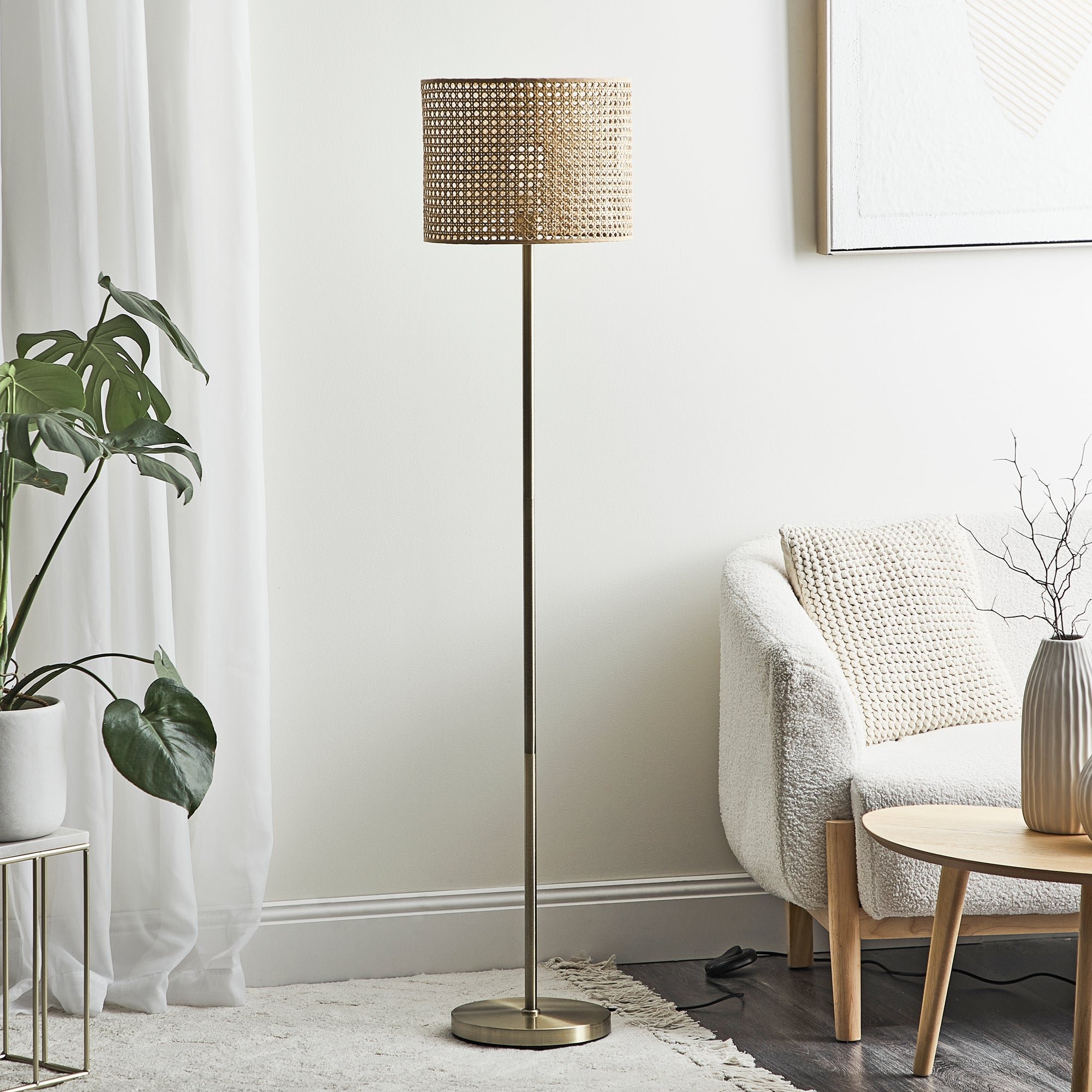 St Lucia 150cm Floor Lamp Natural product image 3