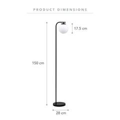 Lexington 150cm Floor Lamp Black product image 3
