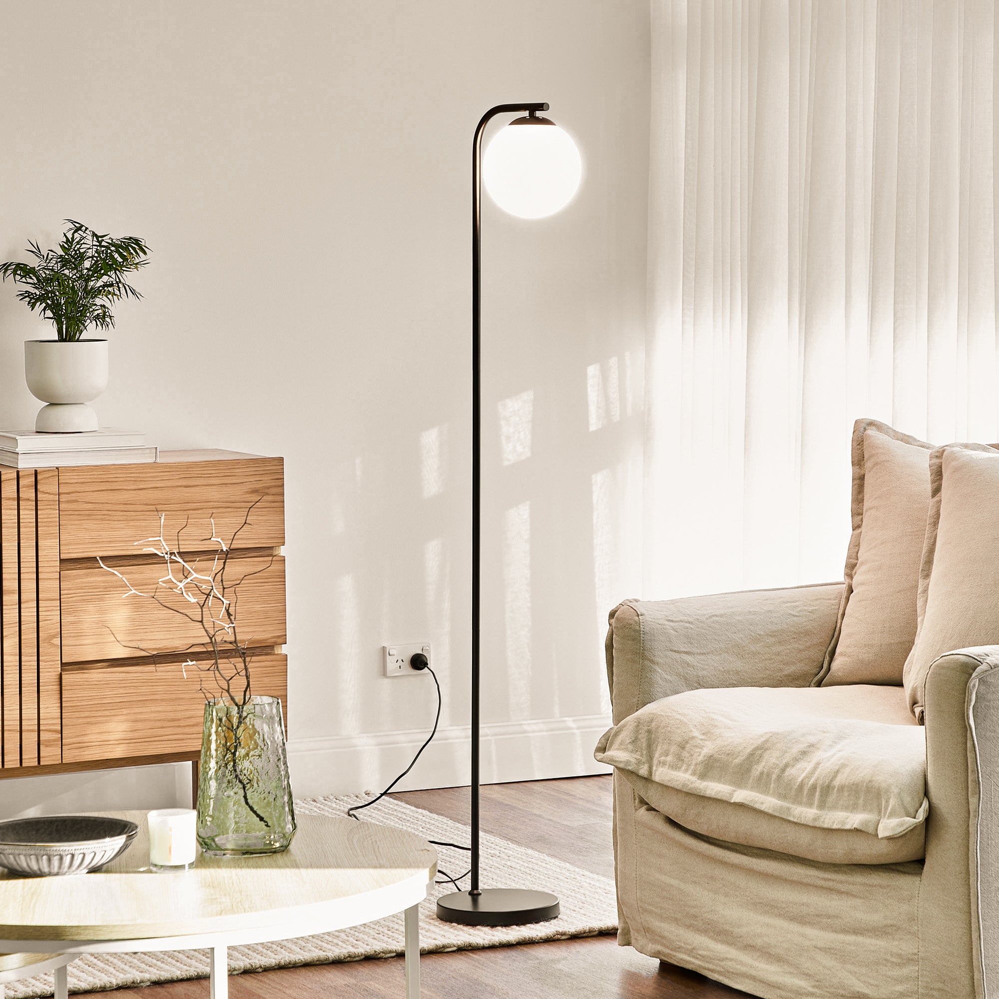 Lexington 150cm Floor Lamp Black product image 5