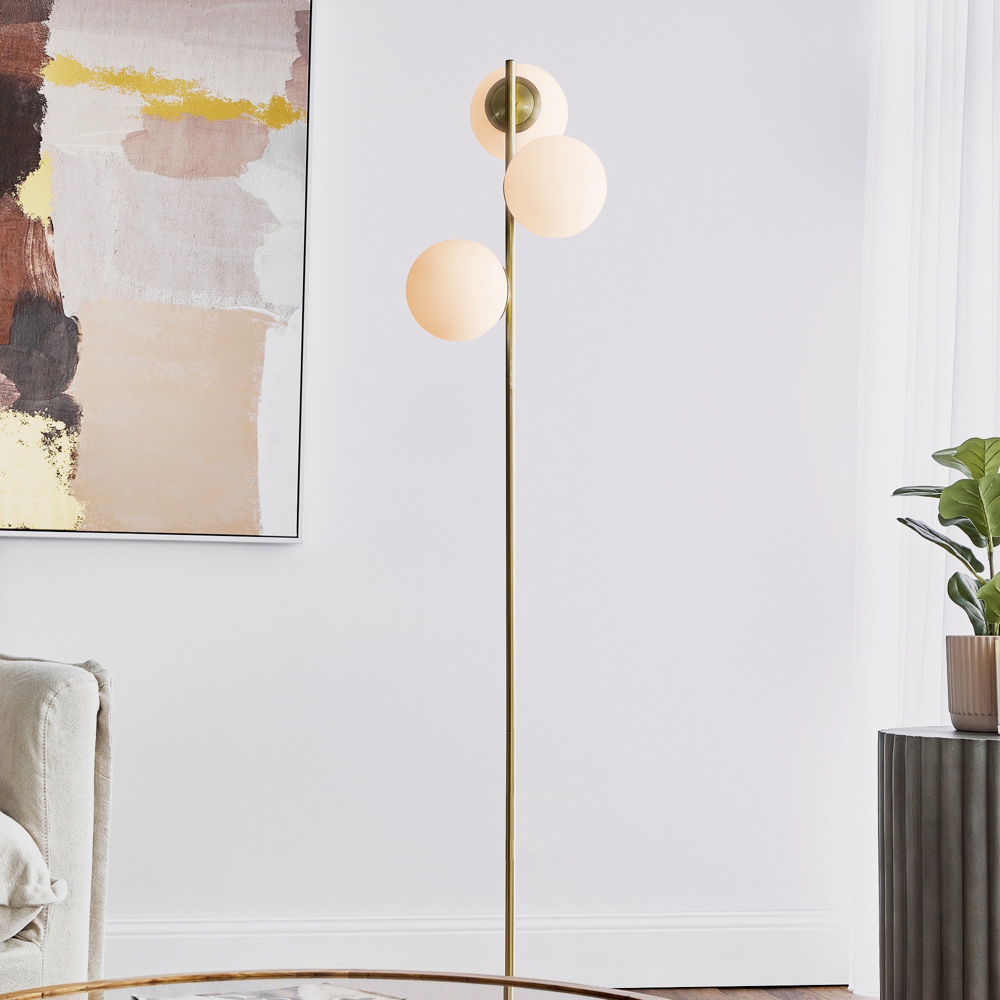 Mateo 150cm Floor Lamp Gold product image 4