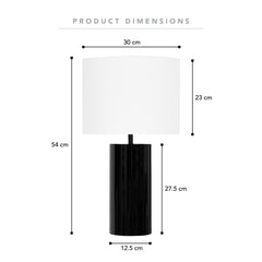 Ezra 54cm Table Lamp Black product image 3