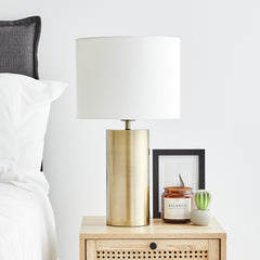 Ezra 54cm Table Lamp Gold lifestyle image