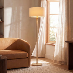 Indy 155cm Floor Lamp Natural lifestyle image
