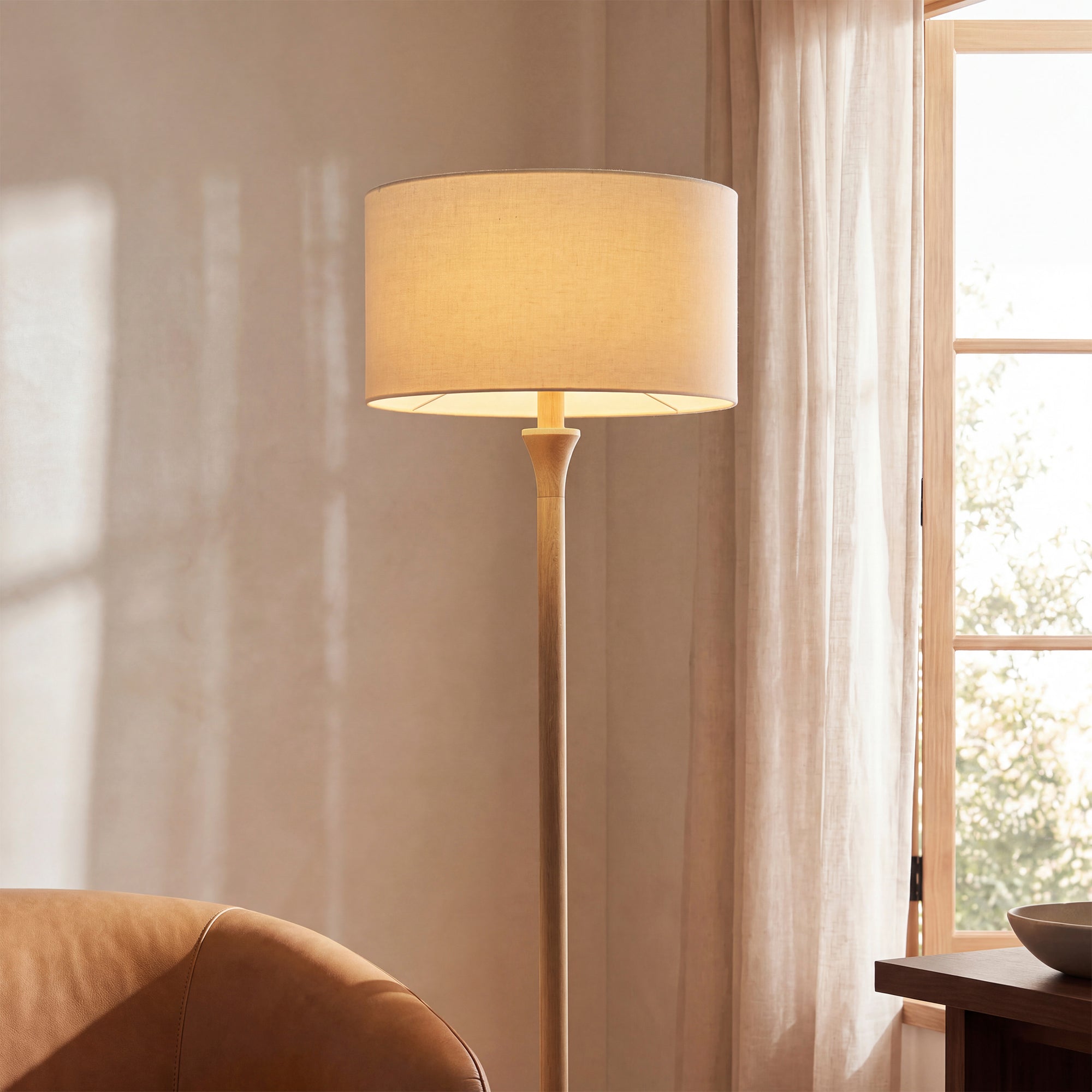 Indy 155cm Floor Lamp Natural product image 4