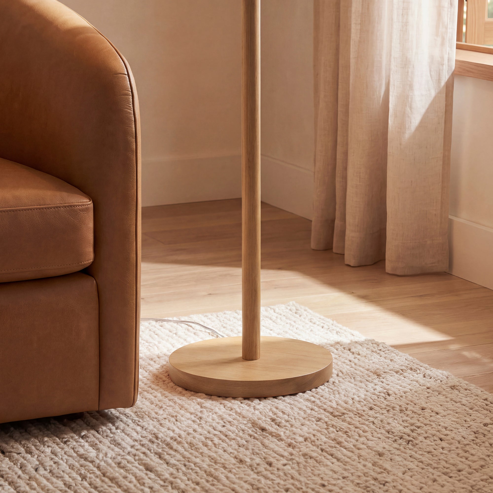 Indy 155cm Floor Lamp Natural product image 5