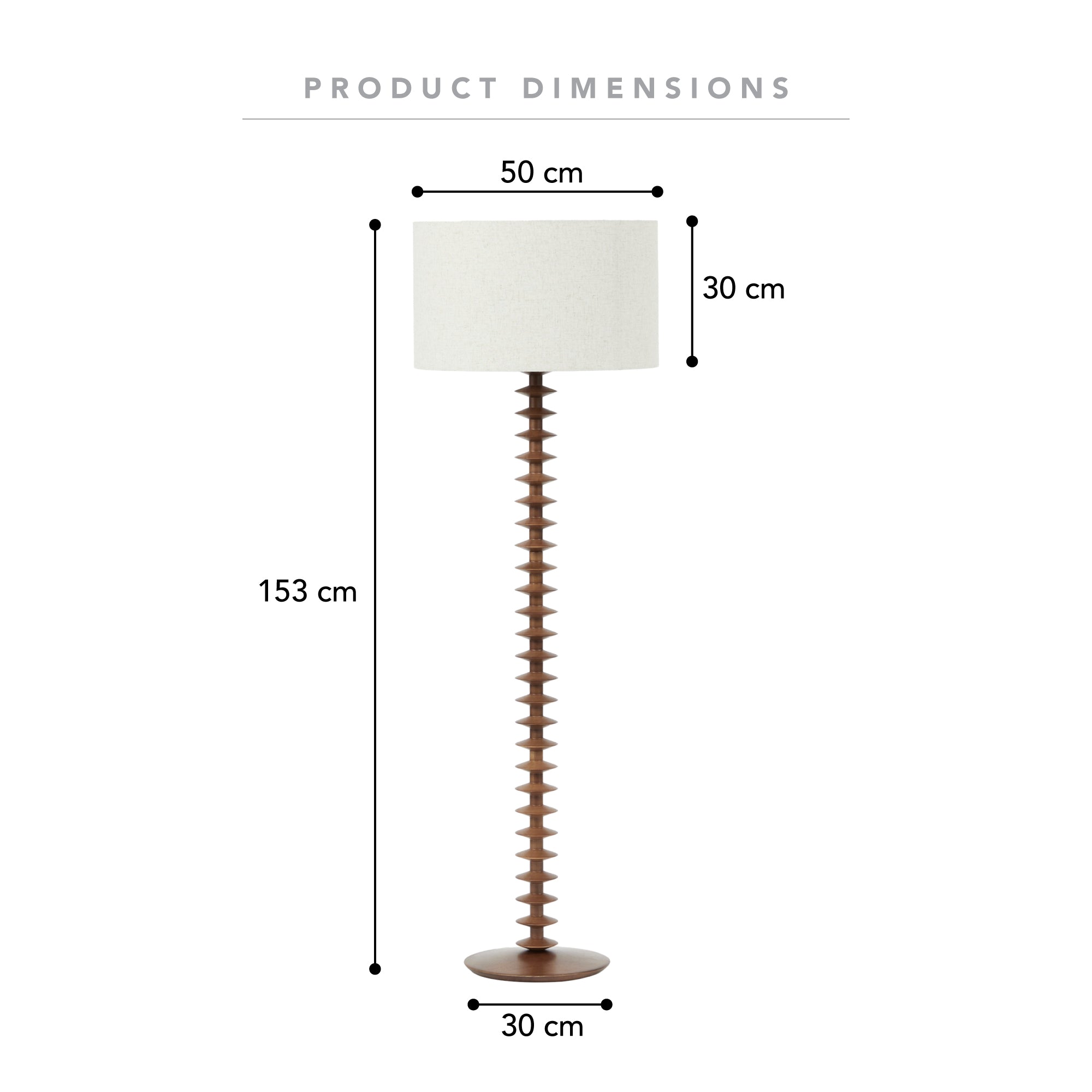 Valentina Floor Lamp Walnut product image 3