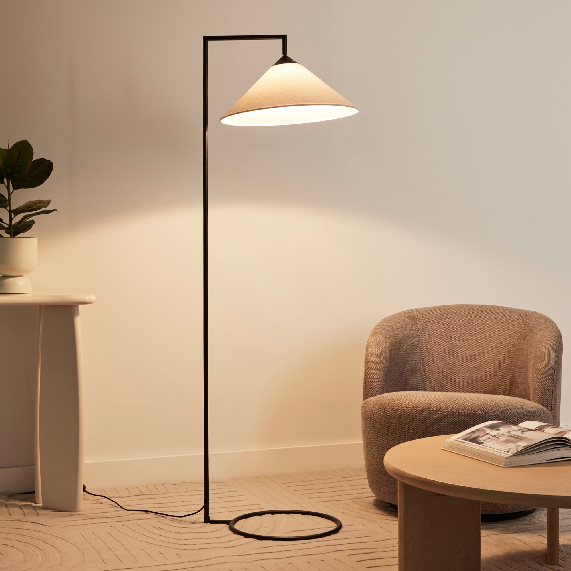 Weston 160cm Floor Lamp Black product image 6