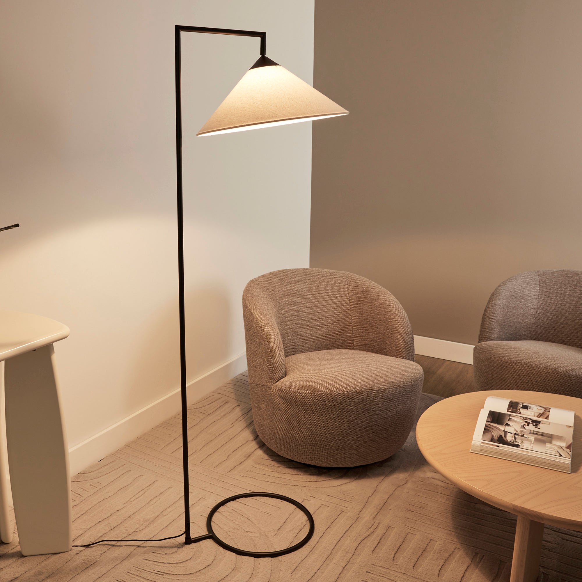 Weston 160cm Floor Lamp Black product image 7