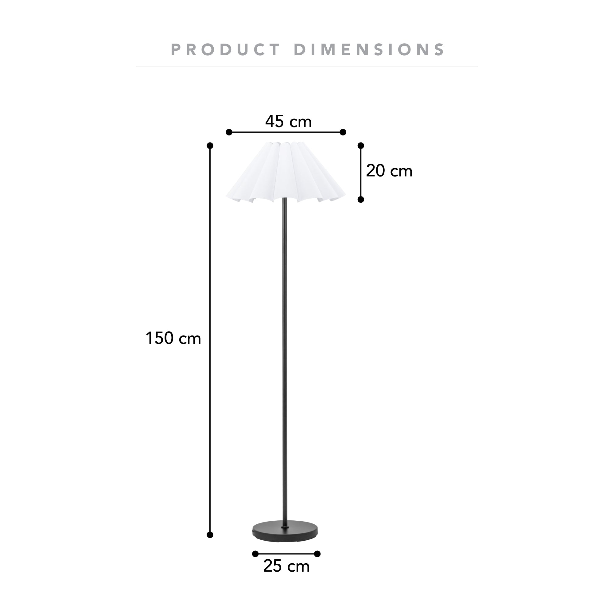 Zola Floor Lamp Black product image 3