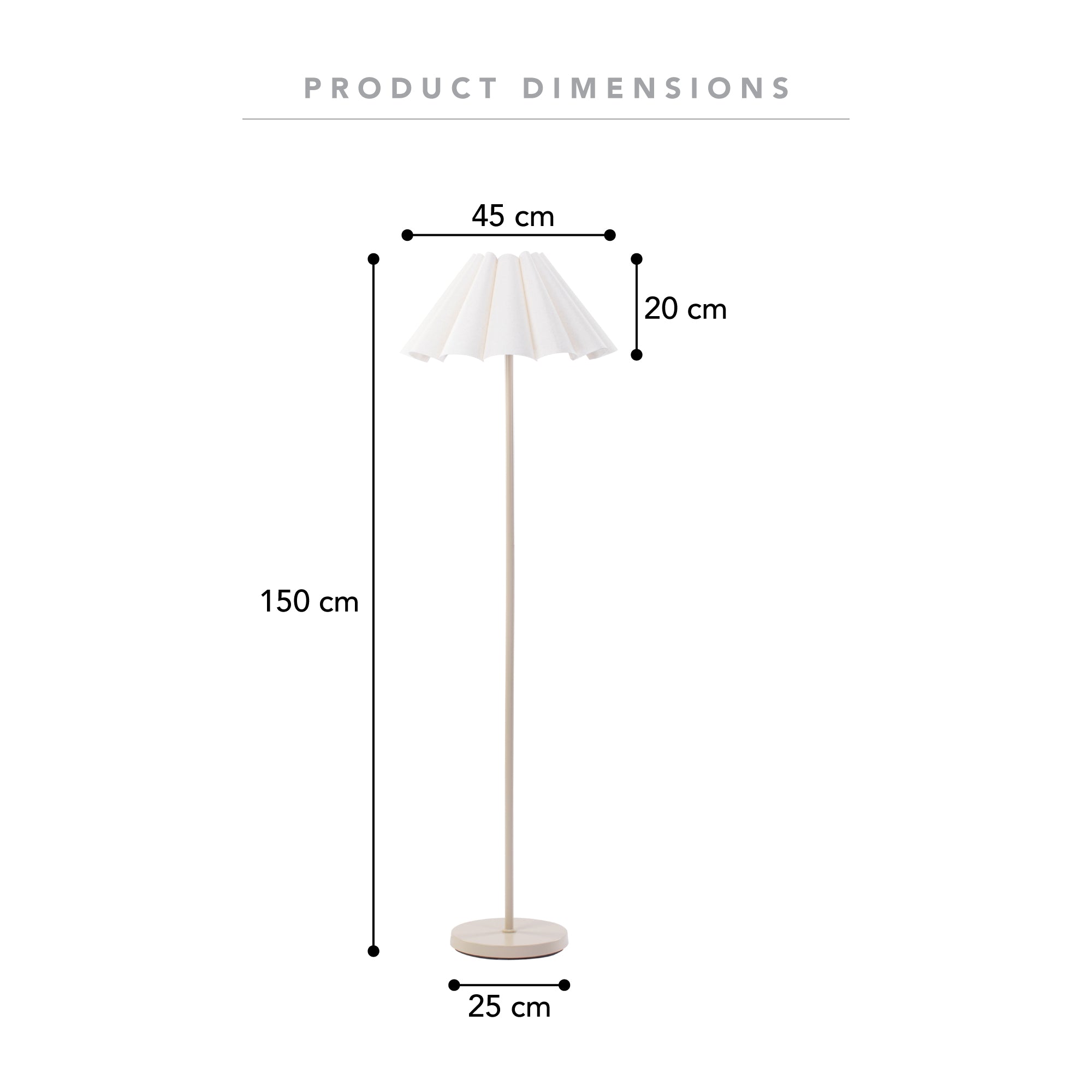 Zola Floor Lamp Cloud product image 3