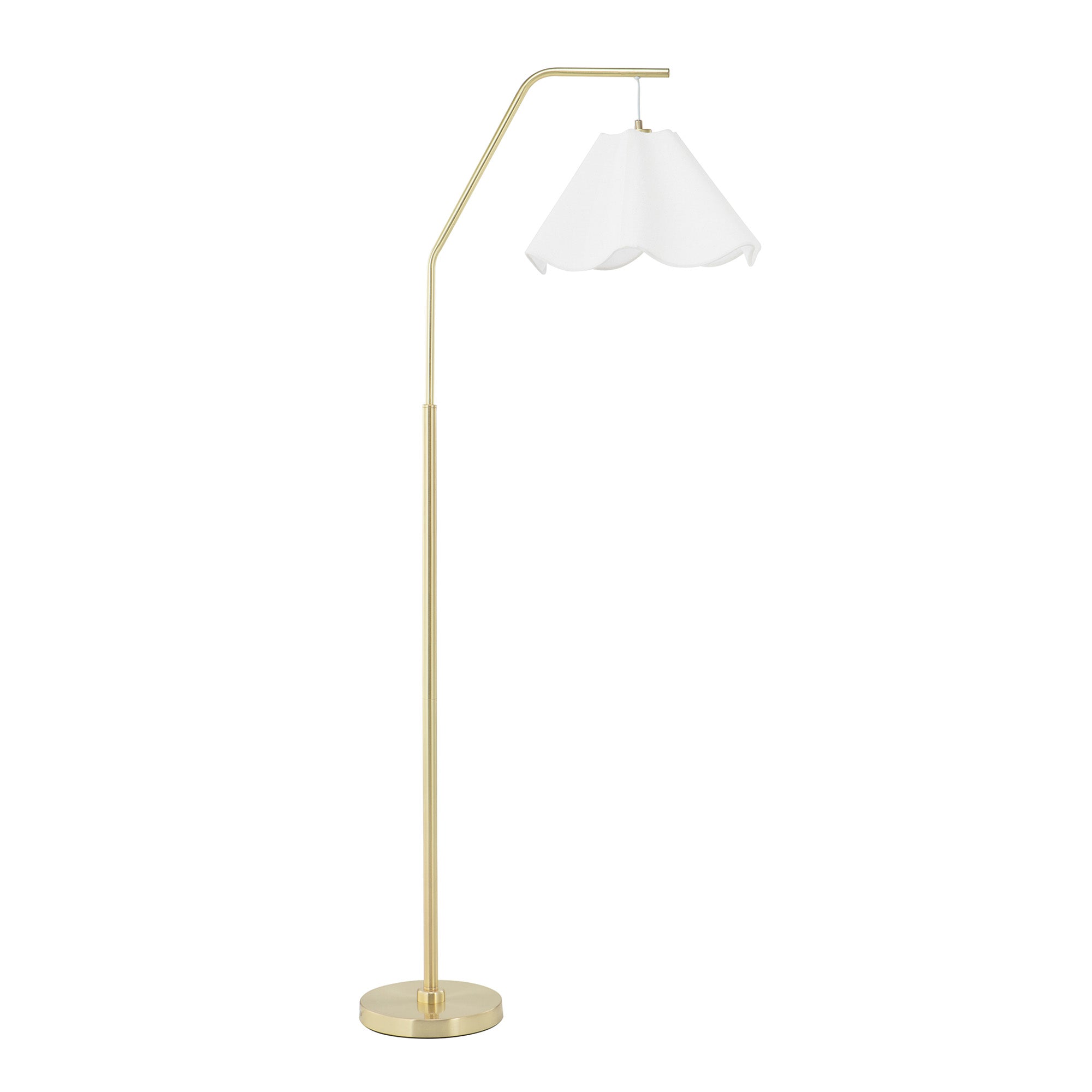Astrid Hanging Wavy Floor Lamp Gold product image 2