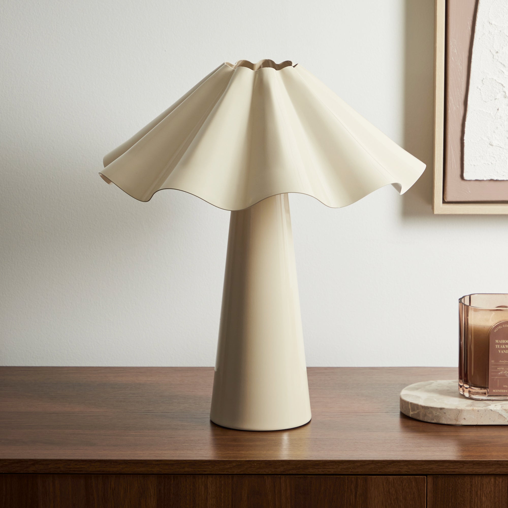 Zola Table Lamp Cloud lifestyle image